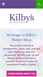 Mobile Screenshot of kilbysflowershop.com